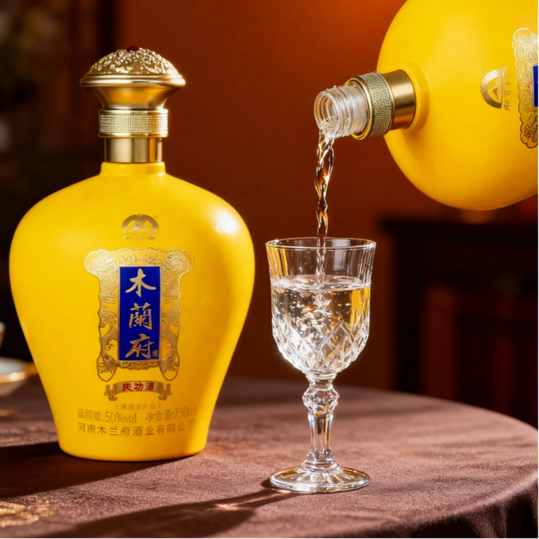 木兰府庆功酒浓香型50度老五甑工艺纯粮酿造坛装50度750MLx2坛