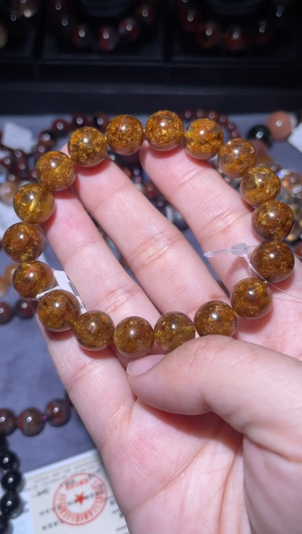 【闪购商品】水晶手链未镶嵌钛晶花11mm-20