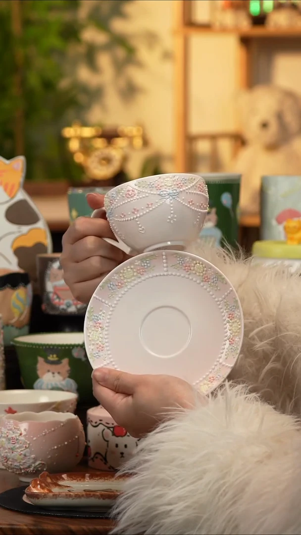 瓷片瓷T070景德镇原创手工陶瓷