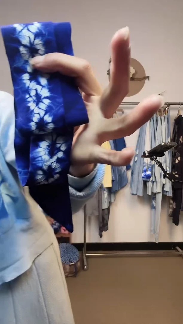 玄****垓大理青纱云染裙子