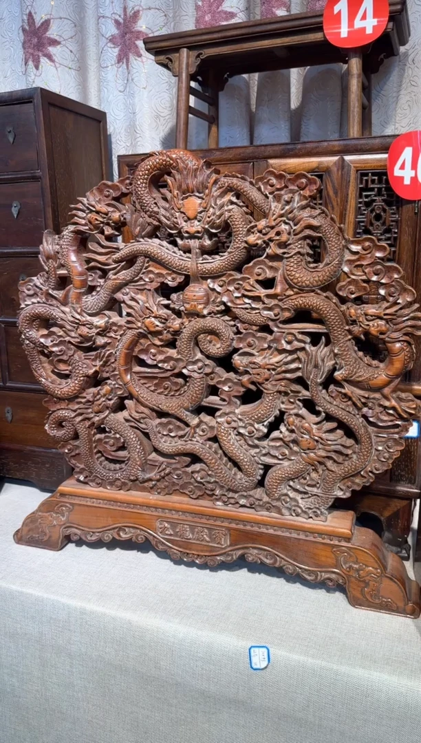 【闪购商品】木桃木    九龙显宝   工艺品