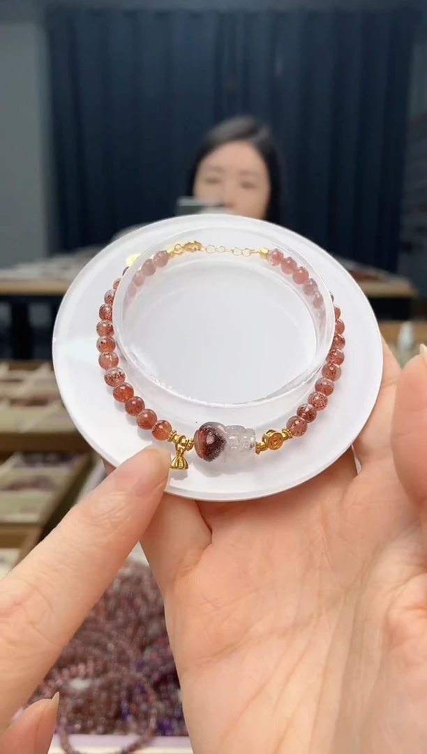 未镶嵌手串水晶超七 多样性发一