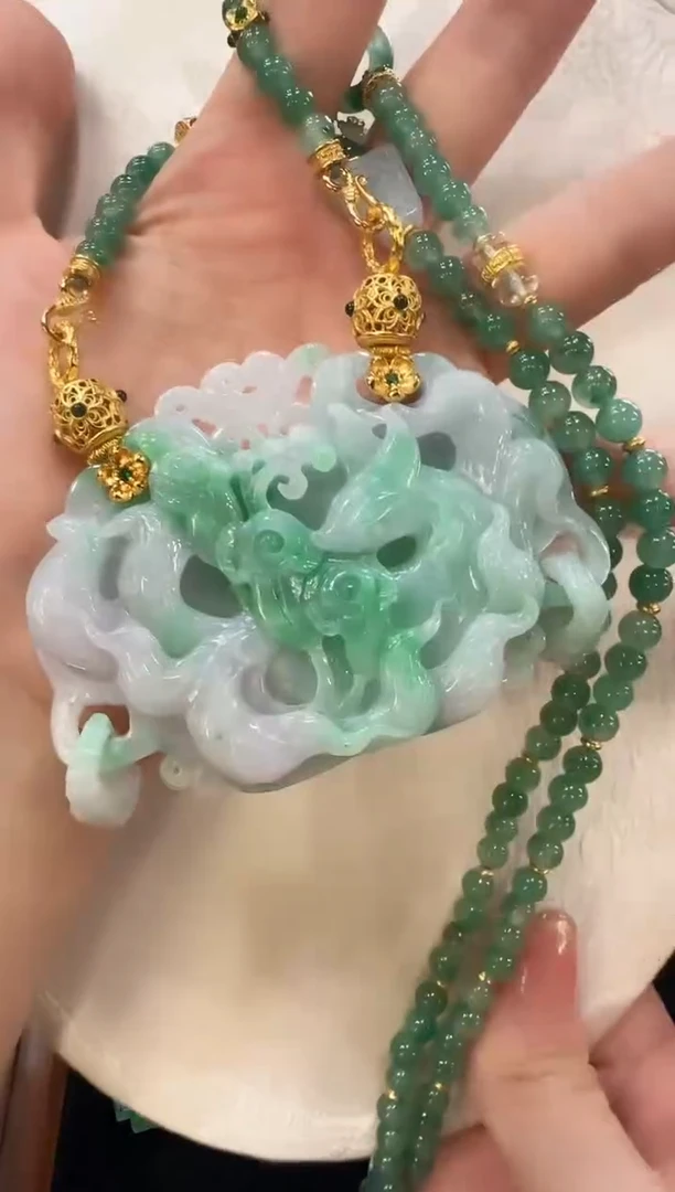 颈饰未镶嵌翡翠国风