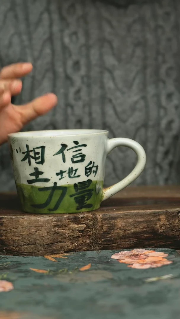 【闪购商品】瓷片釉下彩手工手绘同款陶器