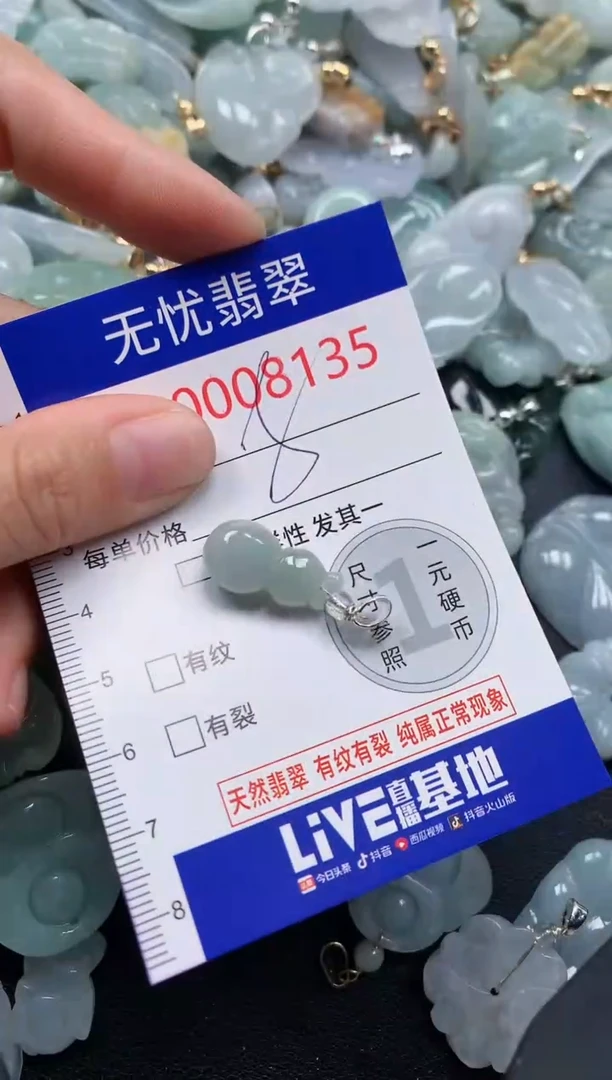 颈饰未镶嵌翡翠8135