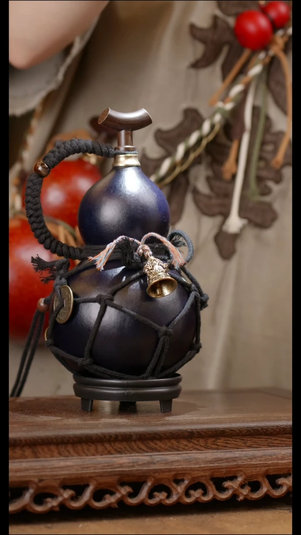 102号精品天然大漆酒葫芦一物一拍~