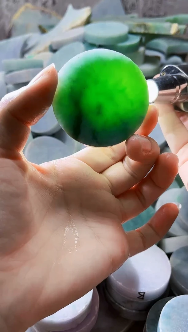 配石翡翠天然翡翠A货387
