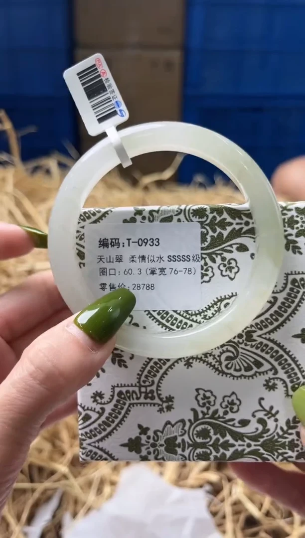 未镶嵌手镯石英质玉T0933