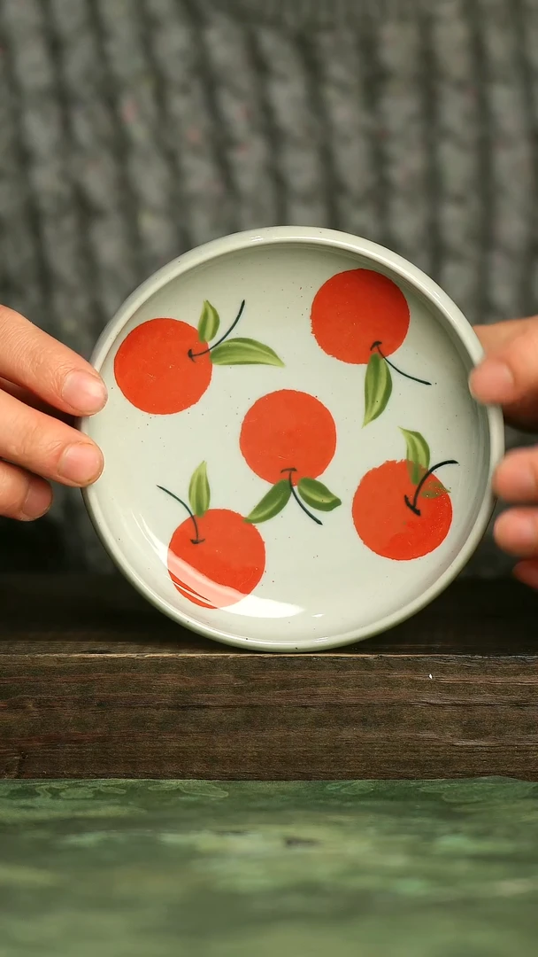 青诗集手工手绘瓷器