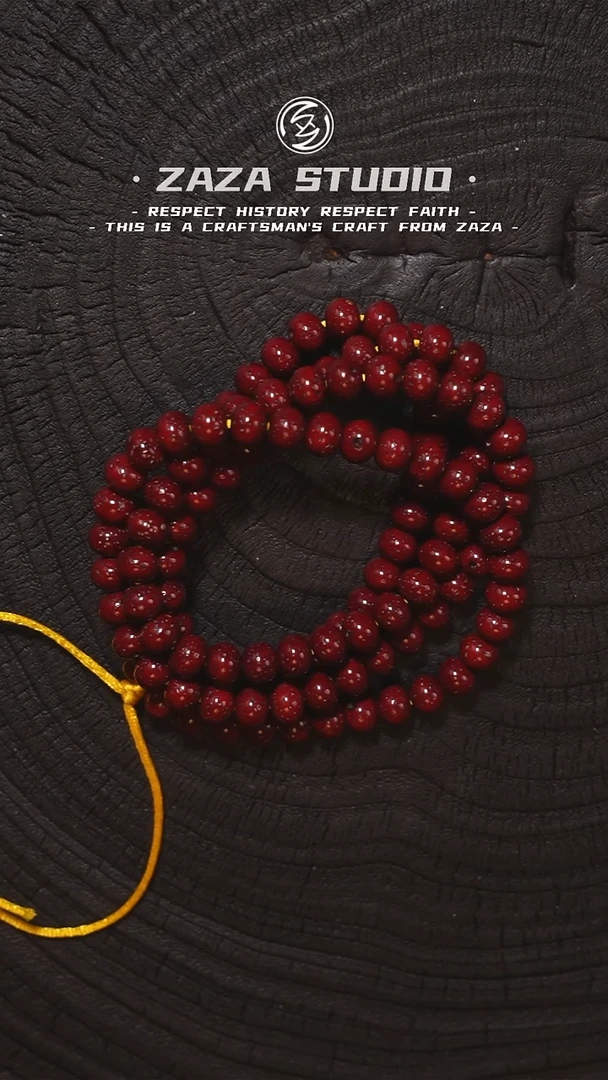 吊坠星月菩提大*星月菩提朱砂供5.5*7偏月长串