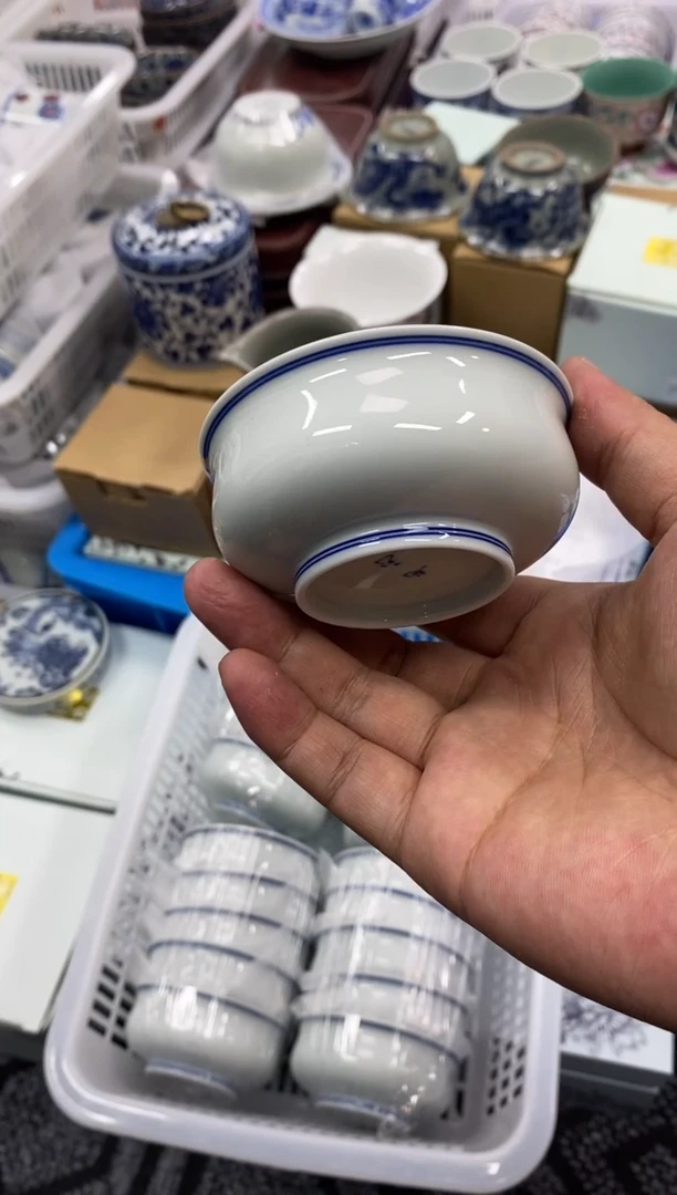 陶瓷景德陶瓷茶具容量约60矮卢氏