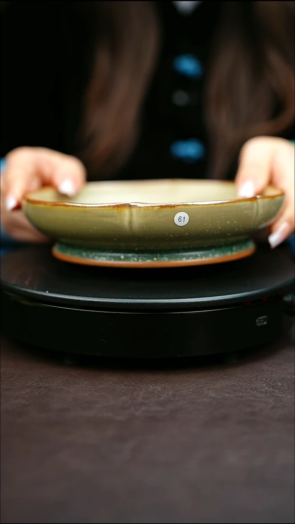 61#原矿钧瓷炉钧釉壶承