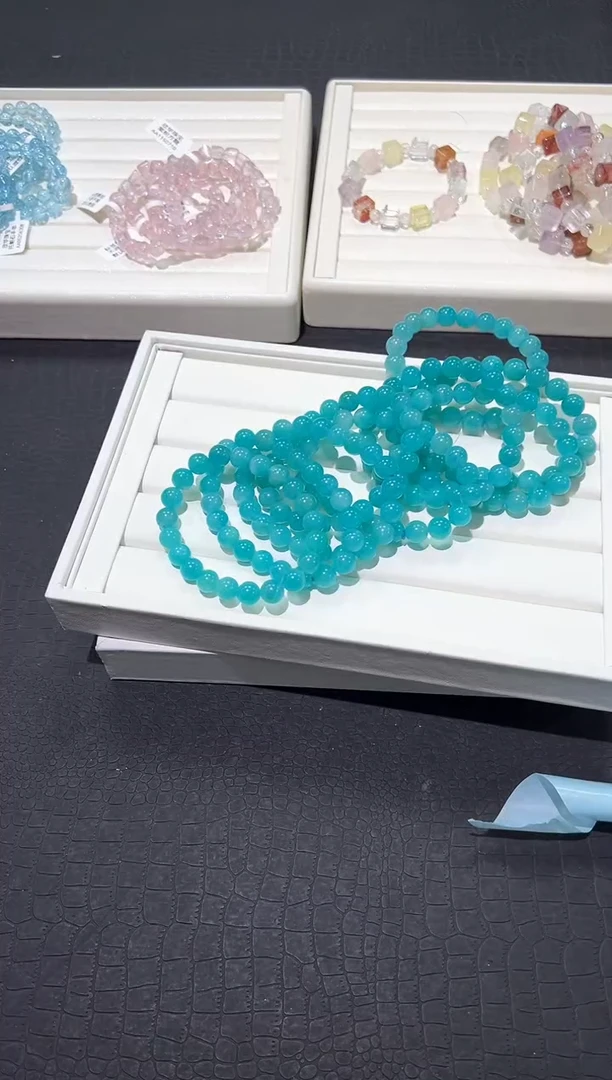 手串未镶嵌天河石93i多样性发其一【1条】默认微瑕9mm