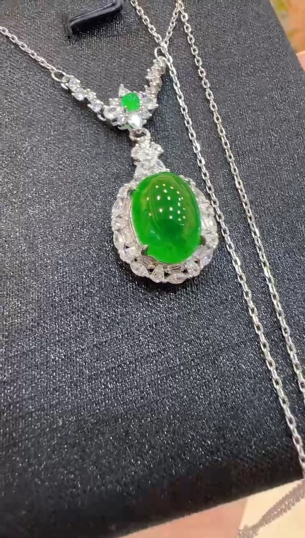 翡翠银S925镶嵌套链多样性团购发一件