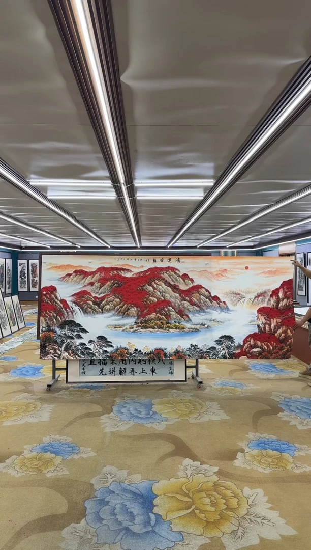 国画河**保M刘雪红-大丈二国画
