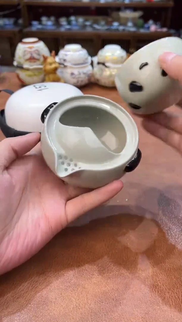 真的很便宜会开片的旅行茶具