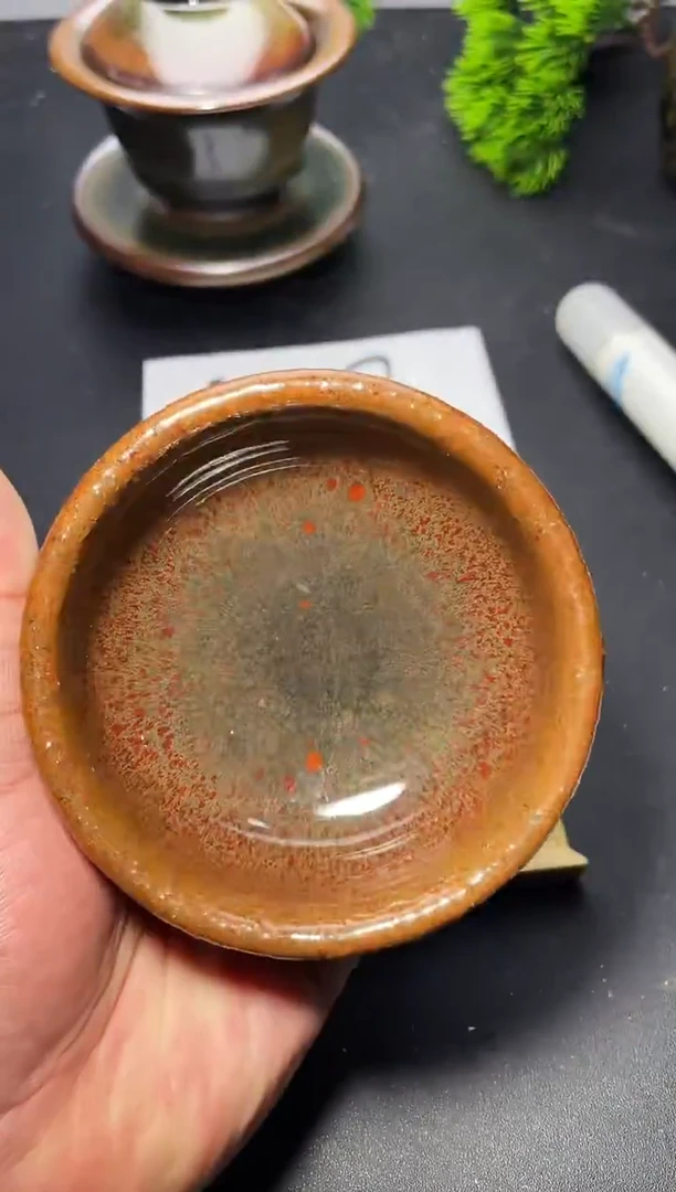 茶盏66   叶紫建盏