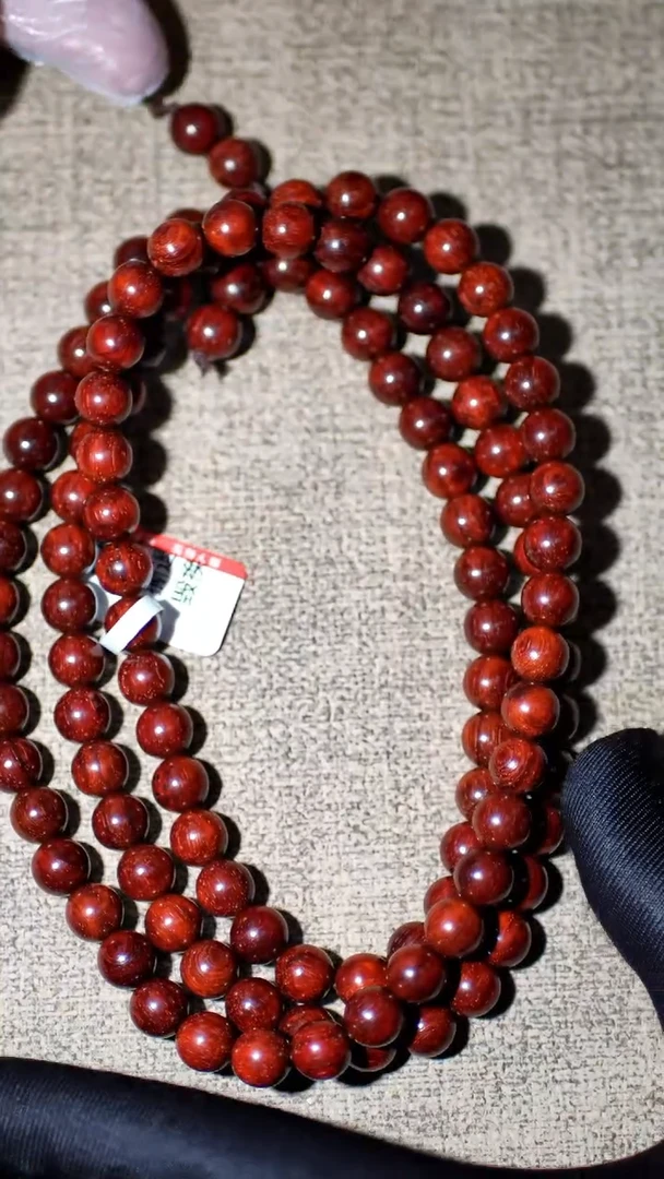 小叶紫檀手串/手链印度小叶紫檀0.8*108手串