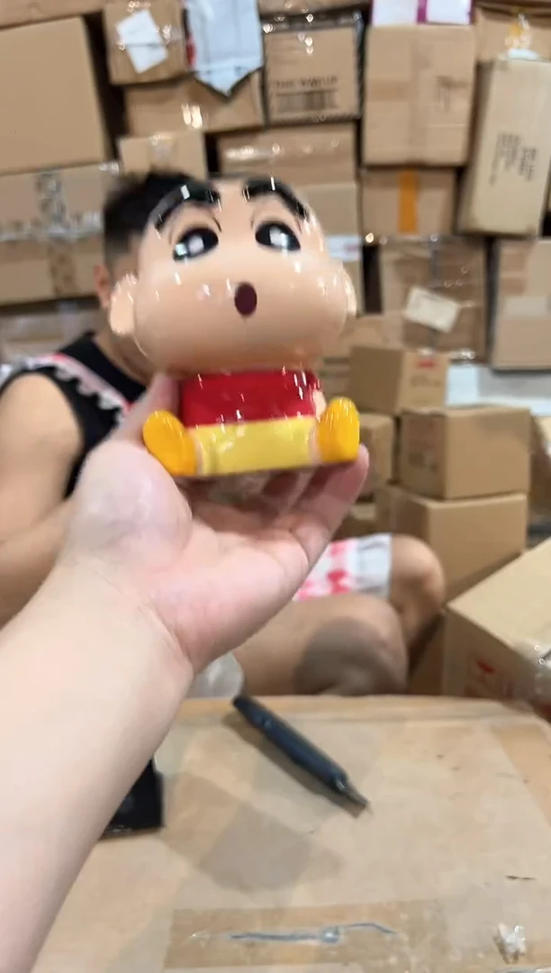 瓷片小新钱罐