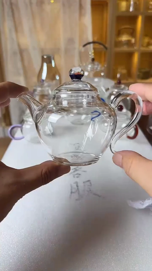 透明花语苹果壶。。。。