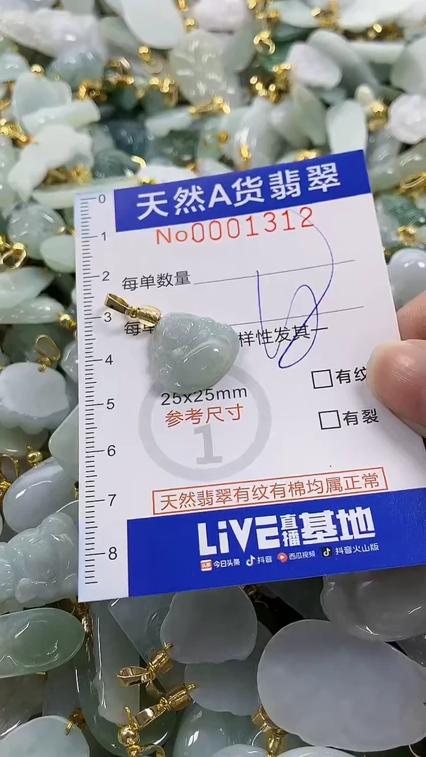 颈饰未镶嵌翡翠纯天然货翡翠