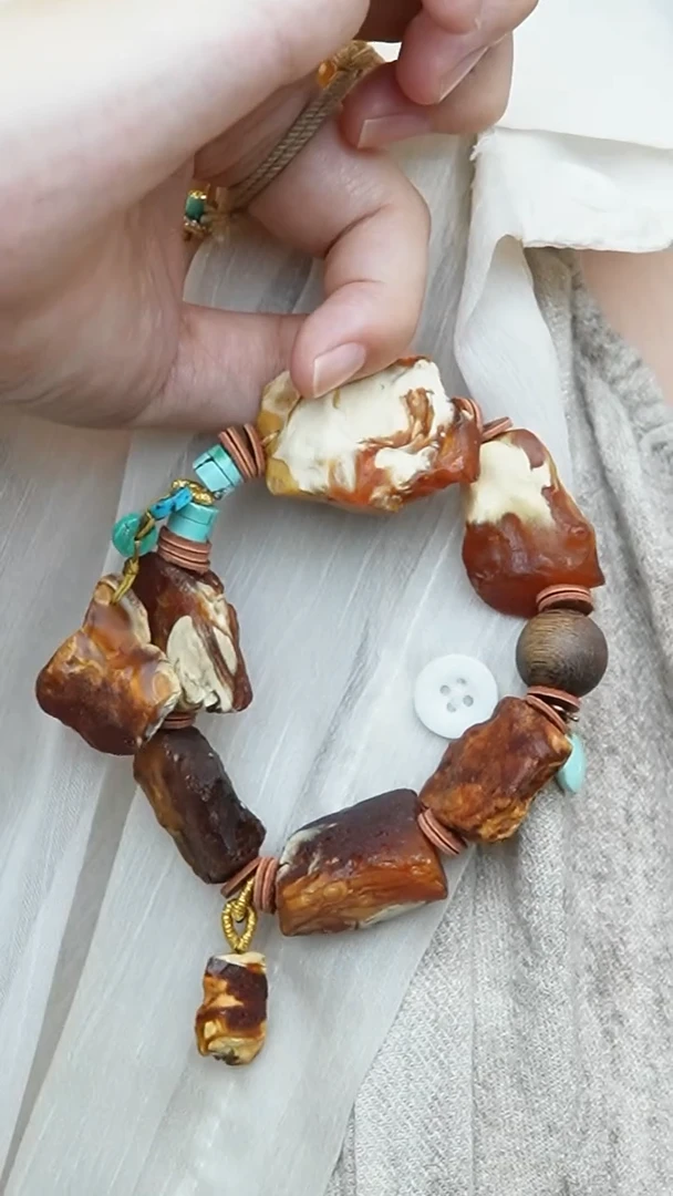 未镶嵌颈饰琥珀未镶嵌琥珀裸石原石