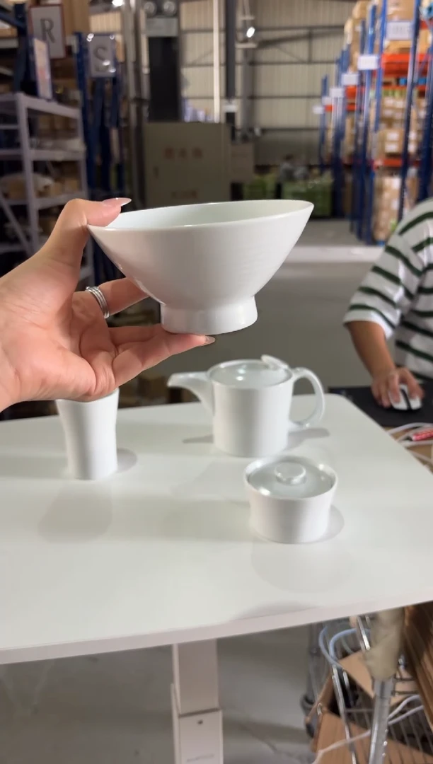 玻璃纸ミストホワイト　飯碗