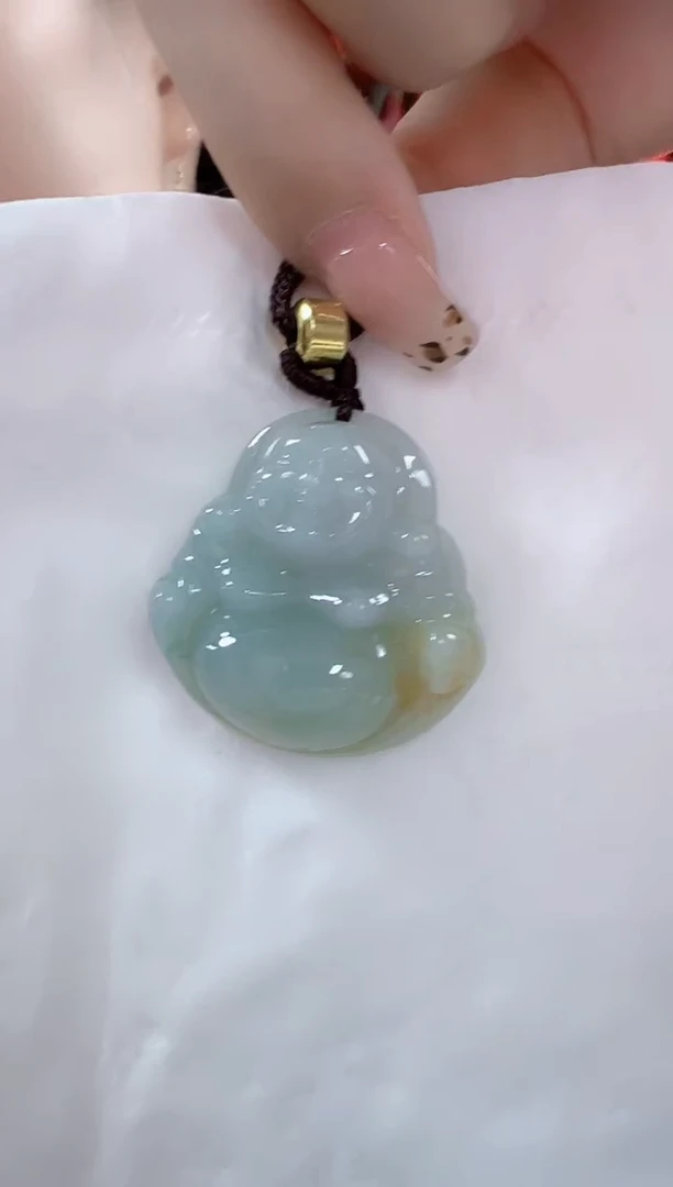 翡翠未镶嵌颈饰孤品佛公