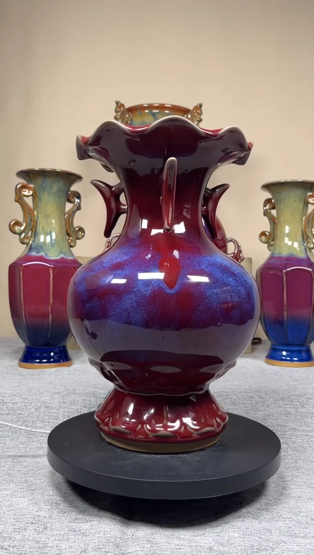 摆件神垕钧瓷收藏工艺品