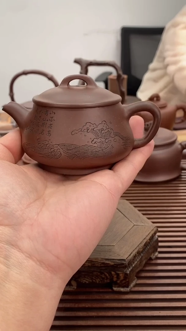茶壶紫砂福利影瓢130毫升