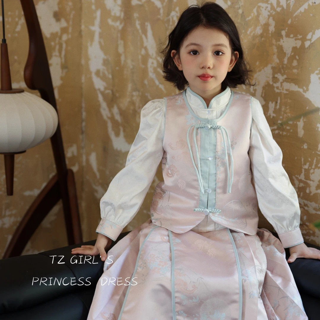 25新款国风新中式粉色套装32255