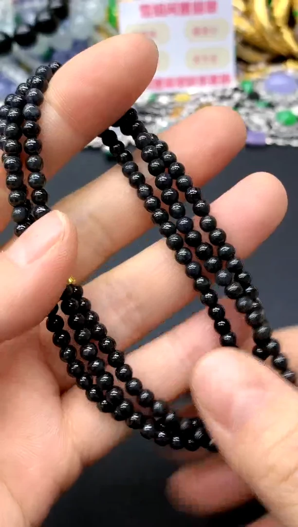 颈饰18K金镶嵌和田玉241-中国好珍宝