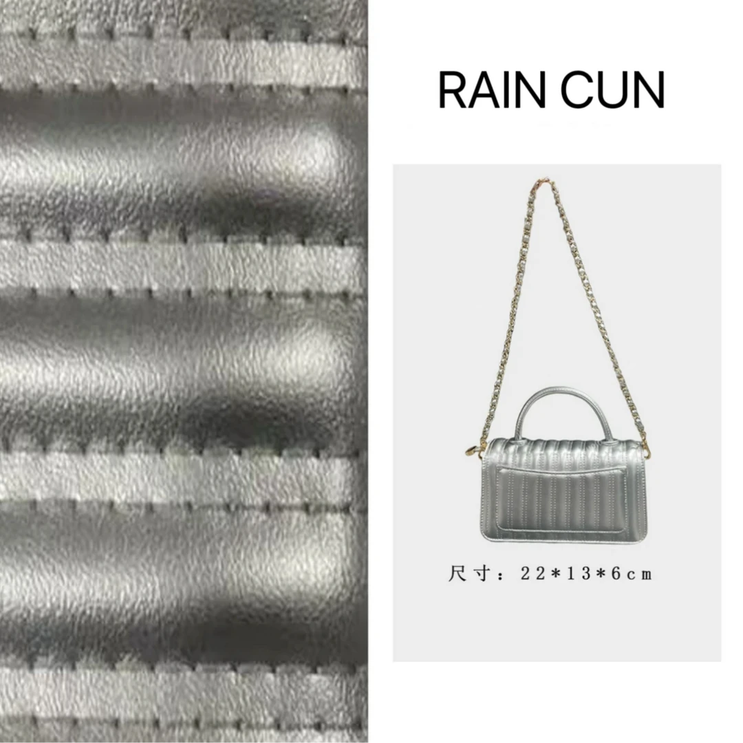 【YI CHEN】ZT-95006-珠光银-高定轻奢时尚百搭潮流女神包包