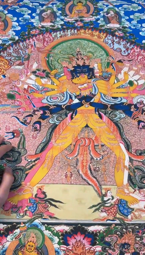 卷轴画周总精选专属链接啊啊啊 A-103 时轮金刚