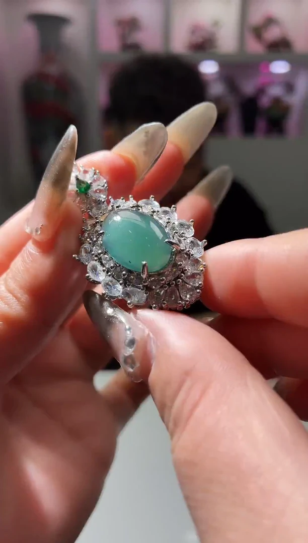 颈饰未镶嵌翡翠天然翡翠-3