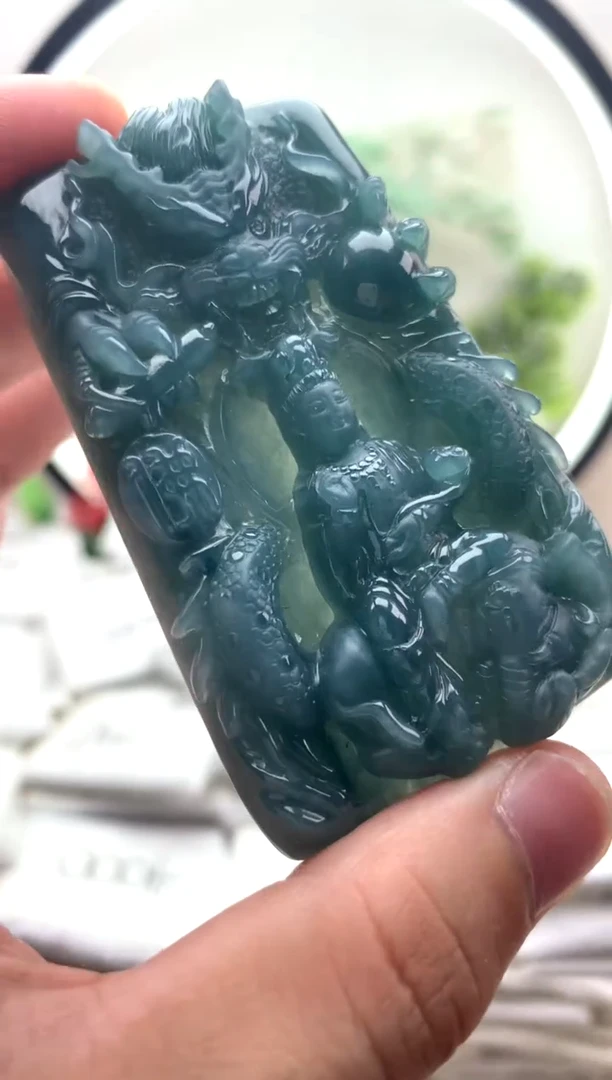 颈饰未镶嵌翡翠普贤