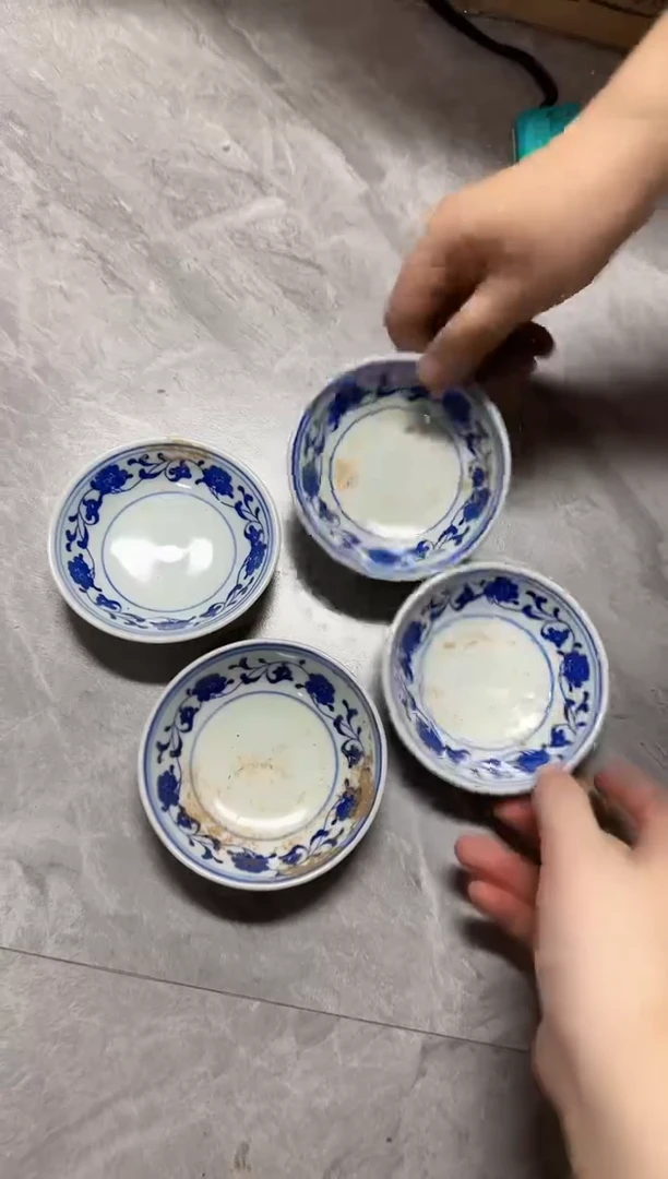 其他A012微瑕景德镇制陶瓷4件