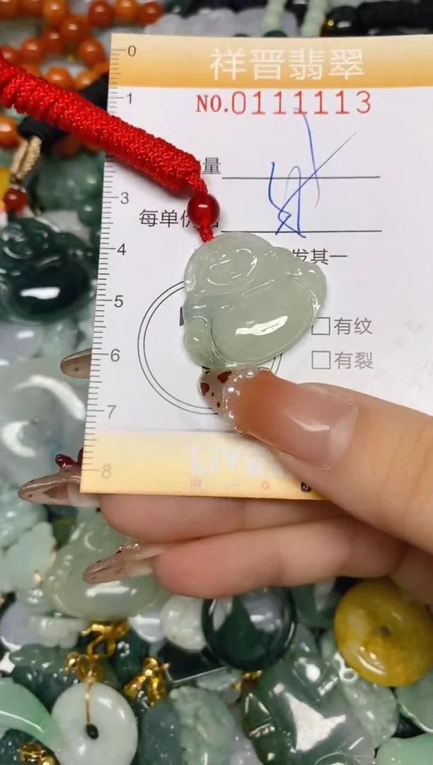 【闪购商品】翡翠颈饰未镶嵌闪购0111113多样性发其一