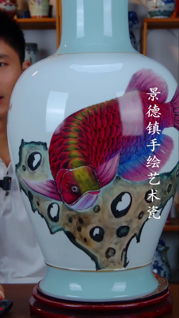 现代景德镇手工手绘陶瓷摆件62