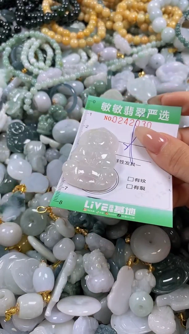 翡翠未镶嵌颈饰闪购0242030