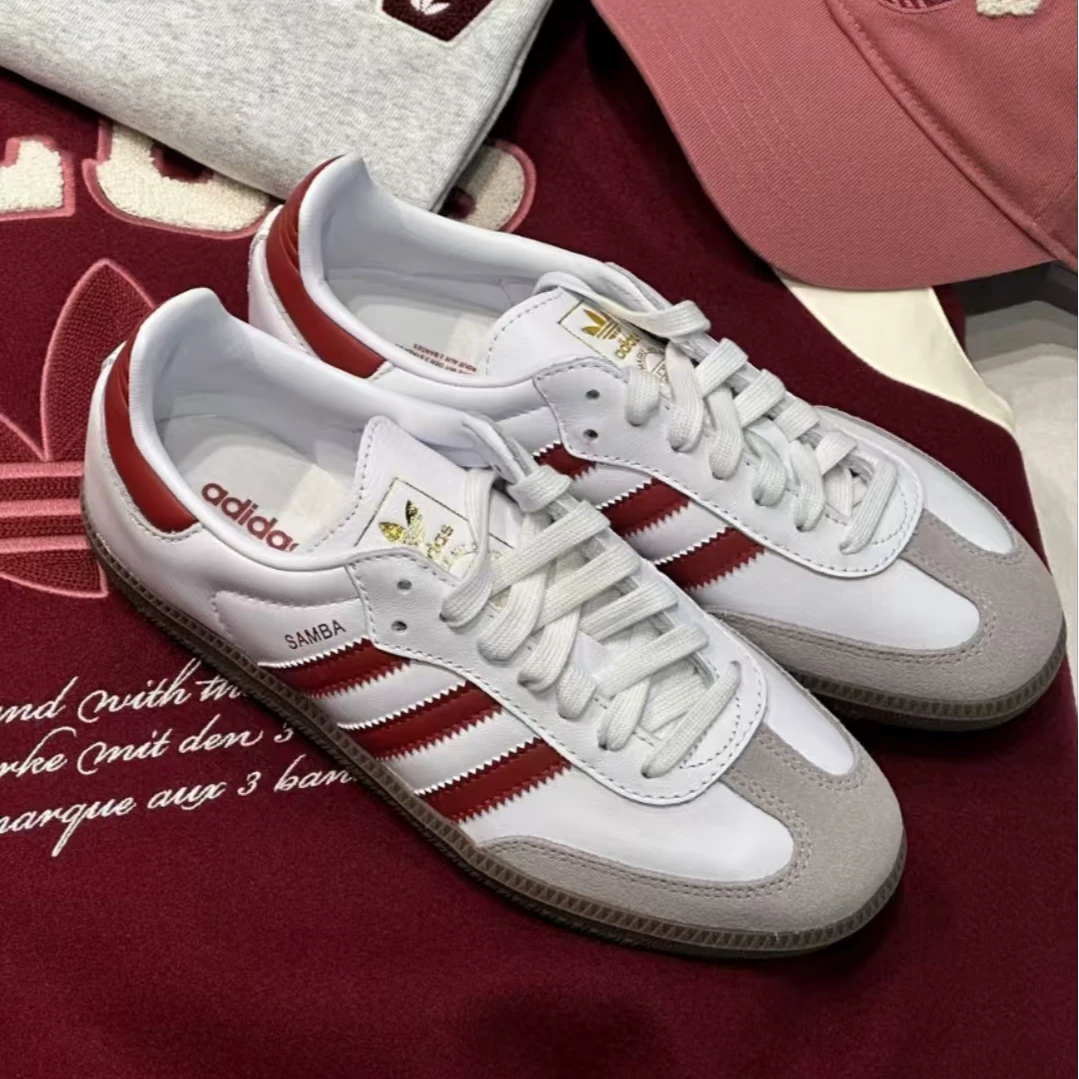 Adidas三叶草SAMBA OGSHOES经典运动鞋小白鞋德训鞋「T头鞋」JH8798