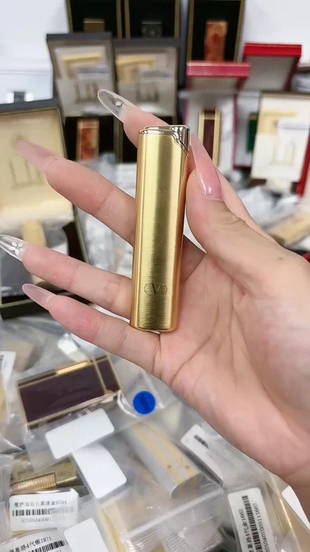 纯铜014气体打火机拉丝金