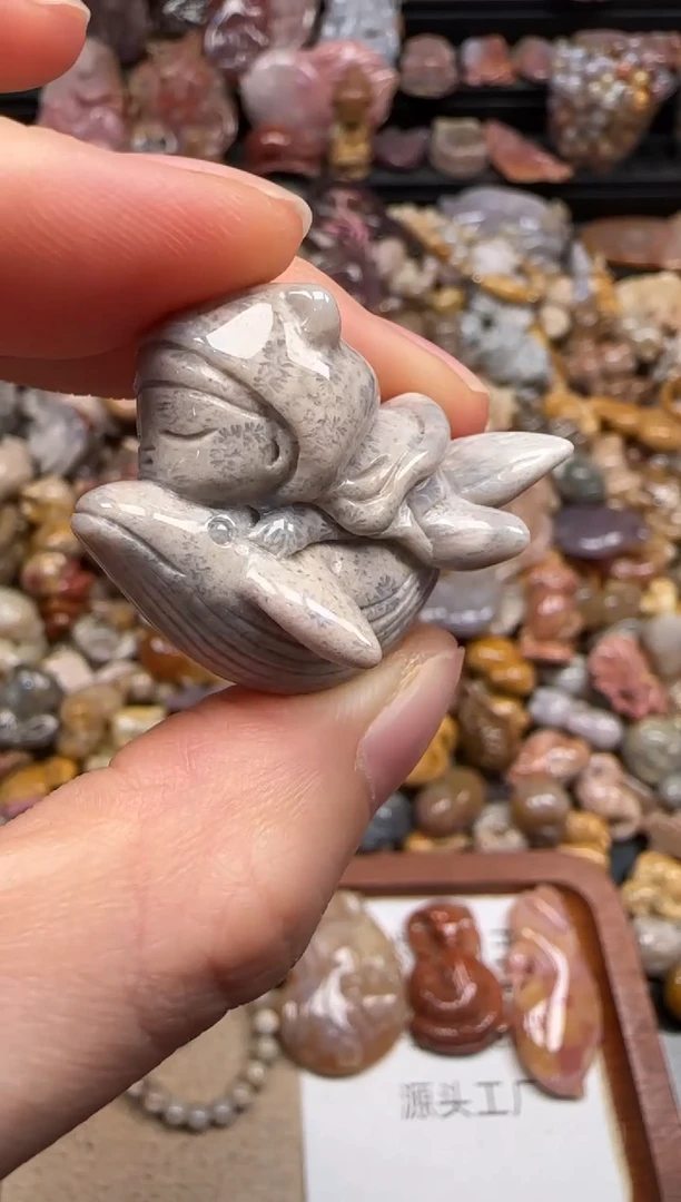 【闪购商品】硅化珊瑚（珊瑚玉）颈饰未镶嵌008