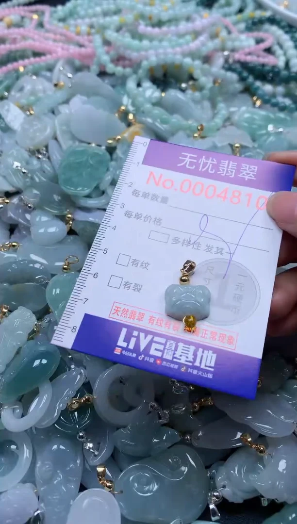 翡翠未镶嵌吊坠(不含链)4810