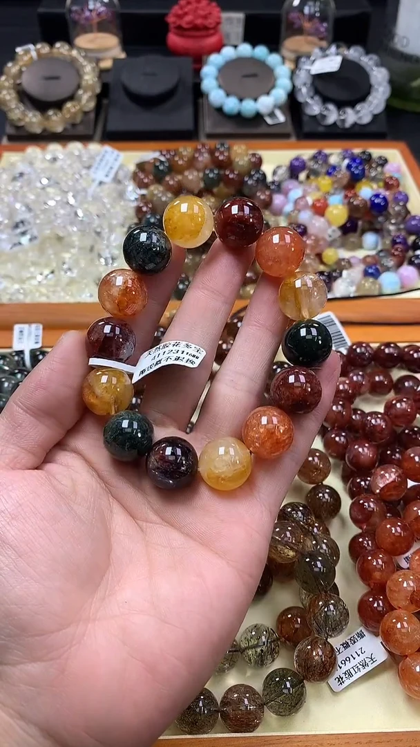 未镶嵌手链水晶16*