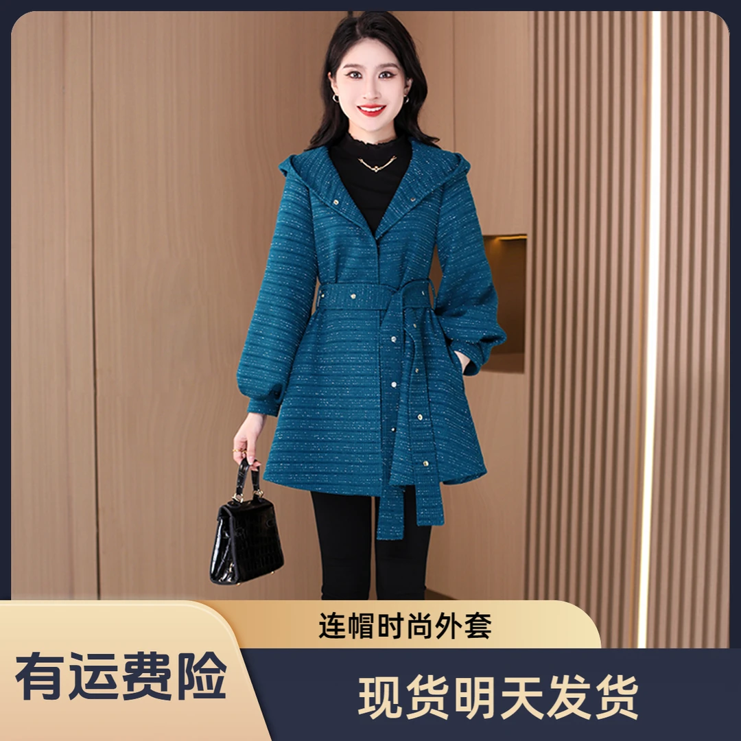 现货明天发【外套】21903新款优雅气质高档减龄休闲显瘦外套M-4XL
