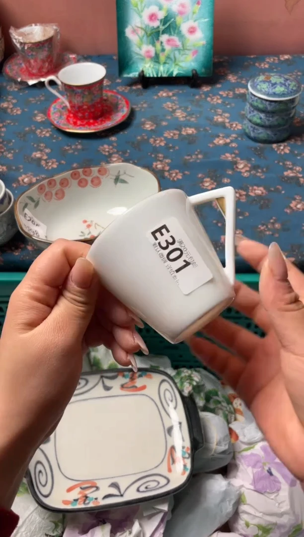 瓷片晓*青瓷器瓷器E301