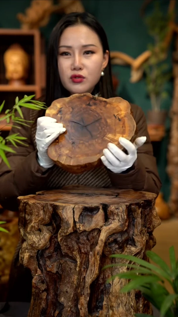 木雷击枣木底座