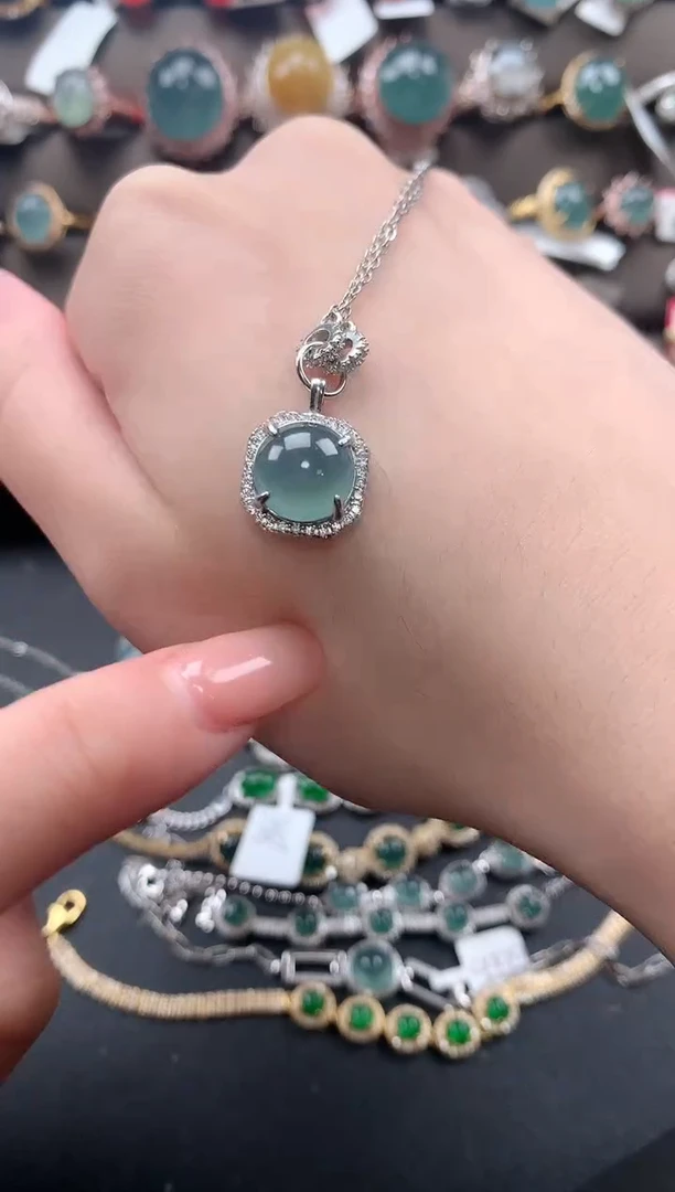 【闪购商品】翡翠戒指银S925镶嵌542141