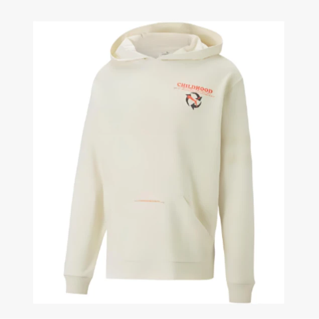 PUMA/彪马【大仓】字母印花连帽套头长袖卫衣男款536831-01